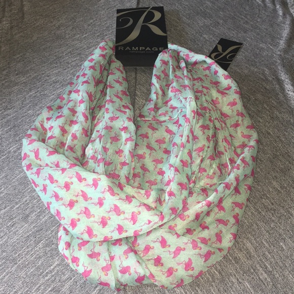 Rampage Accessories - ✨NWT✨ Rampage Flamingo Infinity Scarf